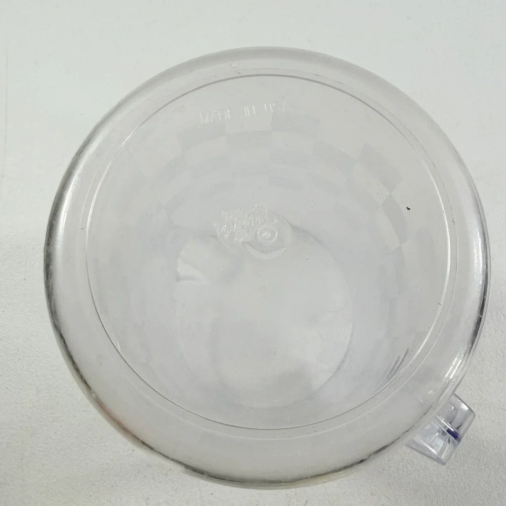 Pampered Chef Quick-Stir Pitcher 2 Quart‎ 2270 Checkerboard Pattern White Lid